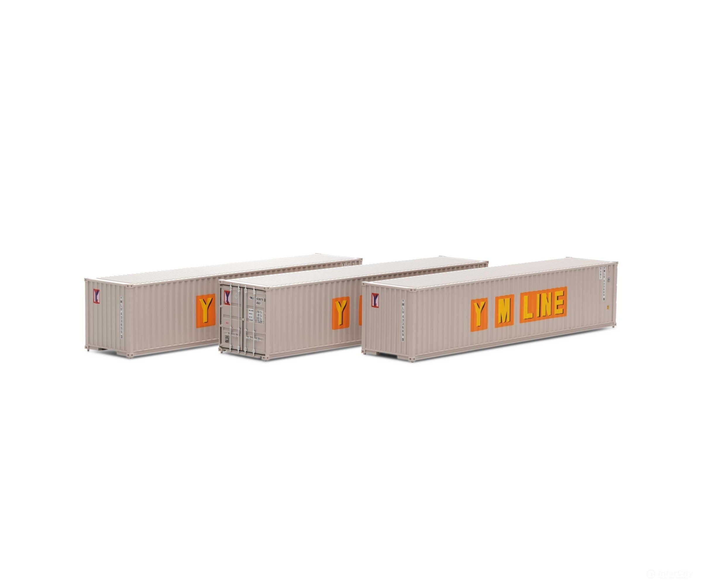 Athearn 27052 Athearn HO 40 Corrugated Low Container Yang Ming/Old 3 ATH27052 HO Vehicles - Default Title (CH-140-27052)