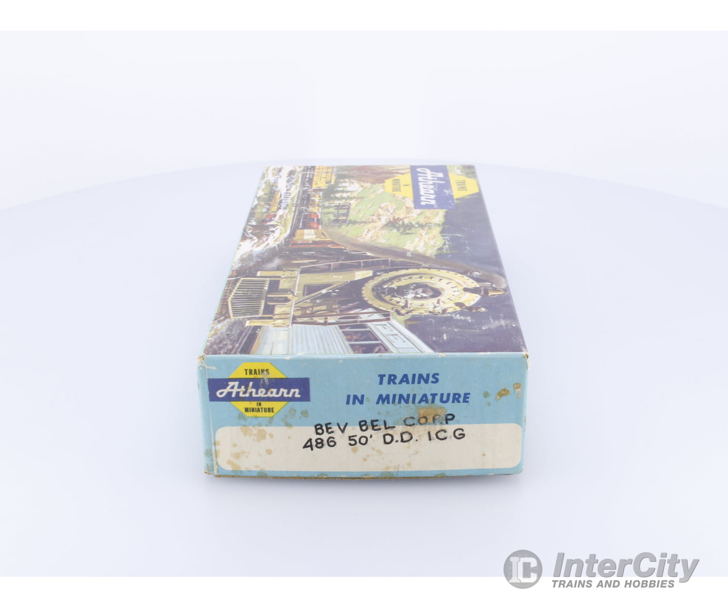 Athearn 486 HO 50’ Double Door Boxcar Kit Illinois Central (IC) 141001 Freight Cars