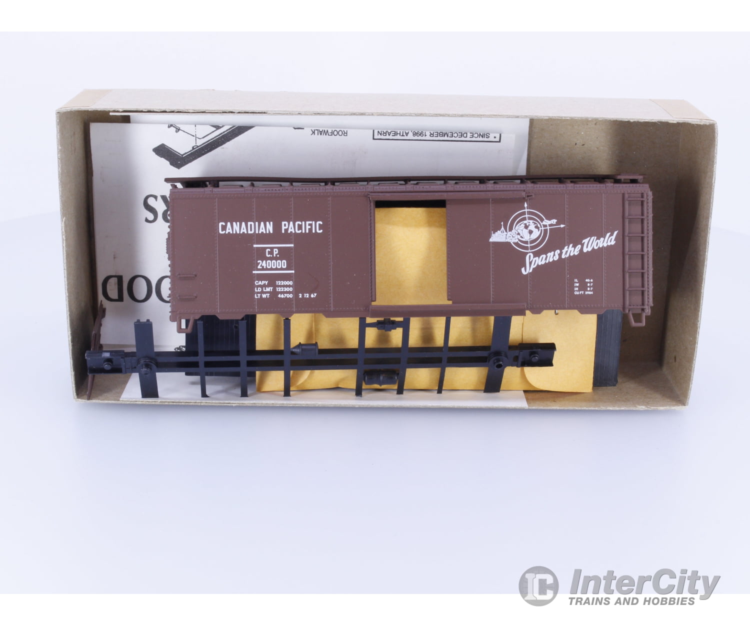 Athearn 5005 HO 40’ AAR Boxcar Kit Canadian Pacific (CP) 240000 (#5) Freight Cars
