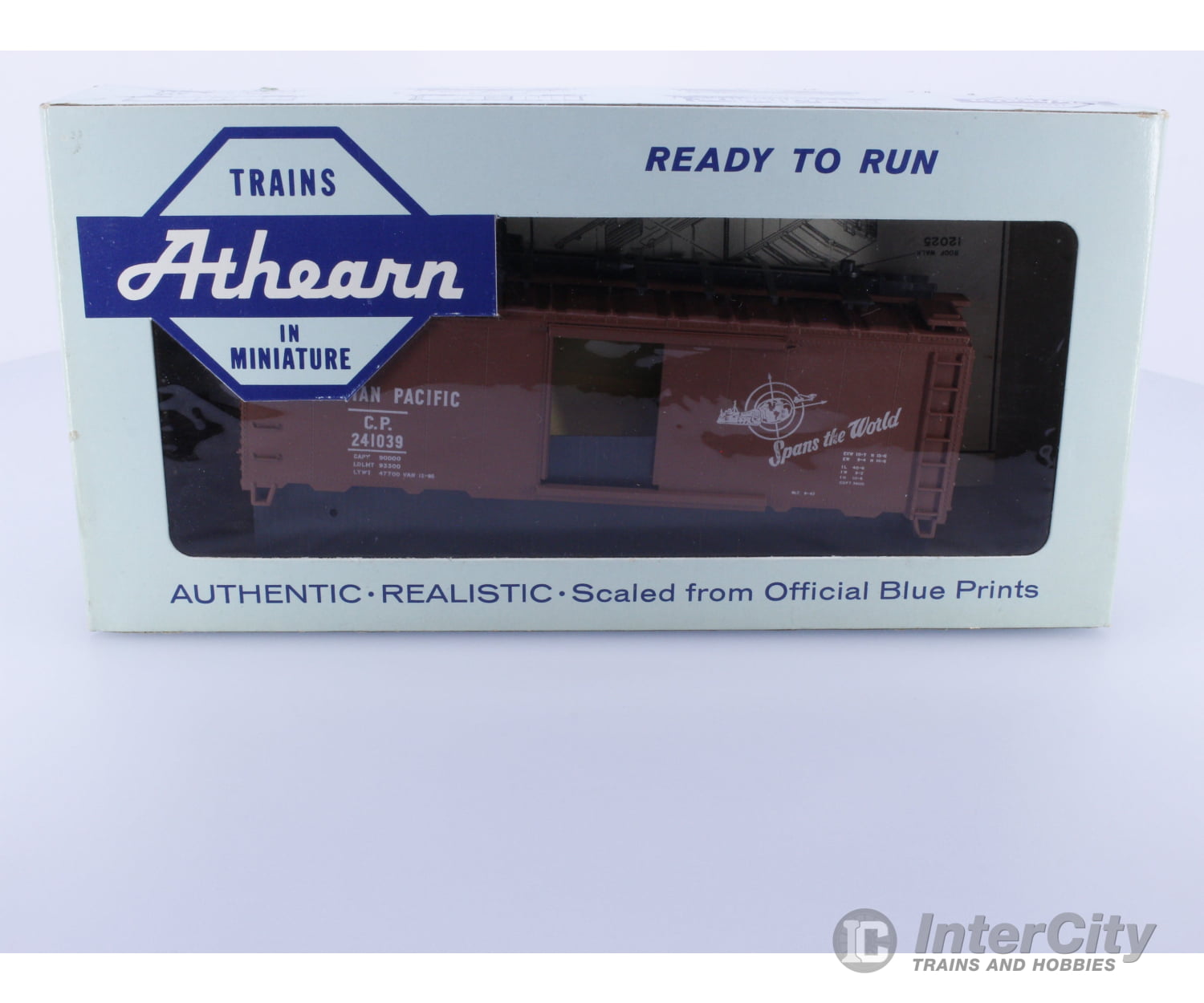 Athearn 5005 HO 40’ Box Car Kit Canadian Pacific (CP) 241039 (#2) Freight Cars