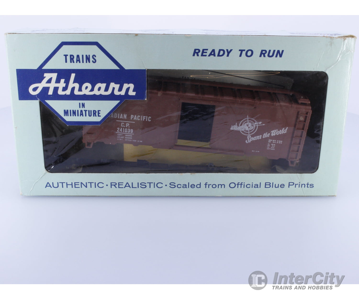 Athearn 5005 HO 40’ Box Car Kit Canadian Pacific (CP) 241039 (#3) Freight Cars