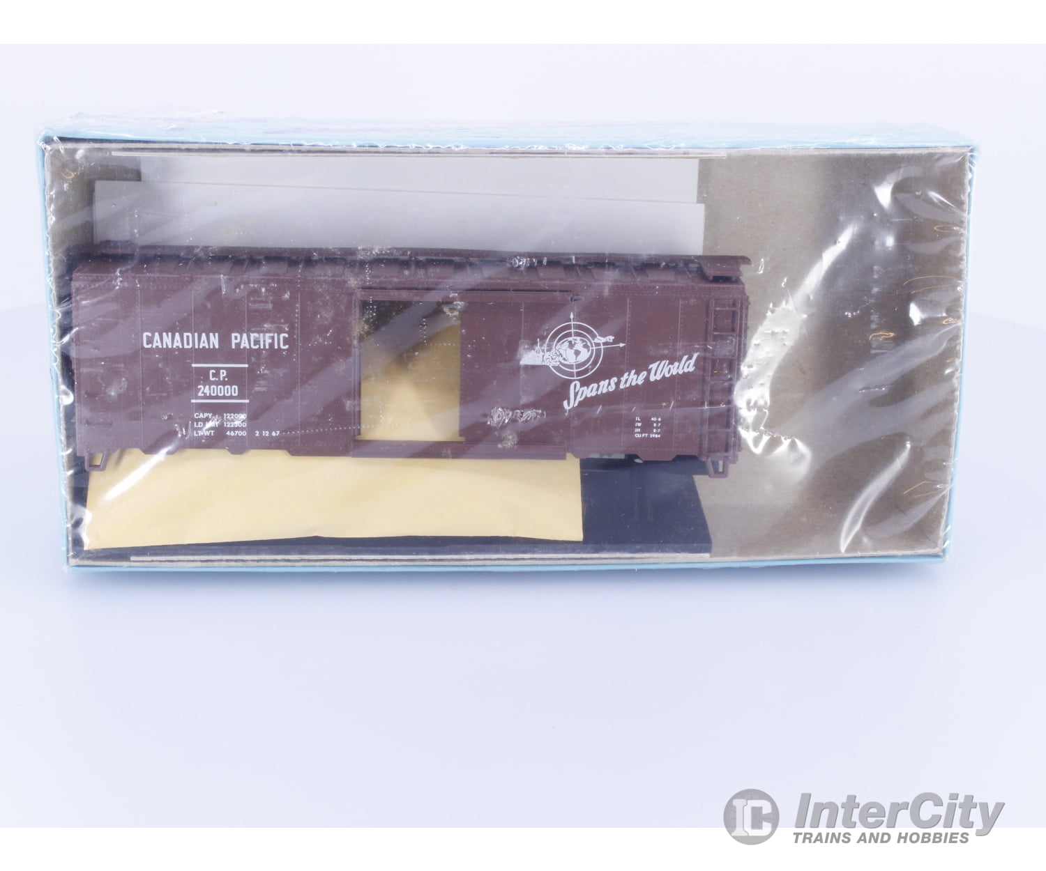 Athearn 5005 HO 40’ Boxcar Kit #1 Canadian Pacific (CP) 240000 (#1) Freight Cars
