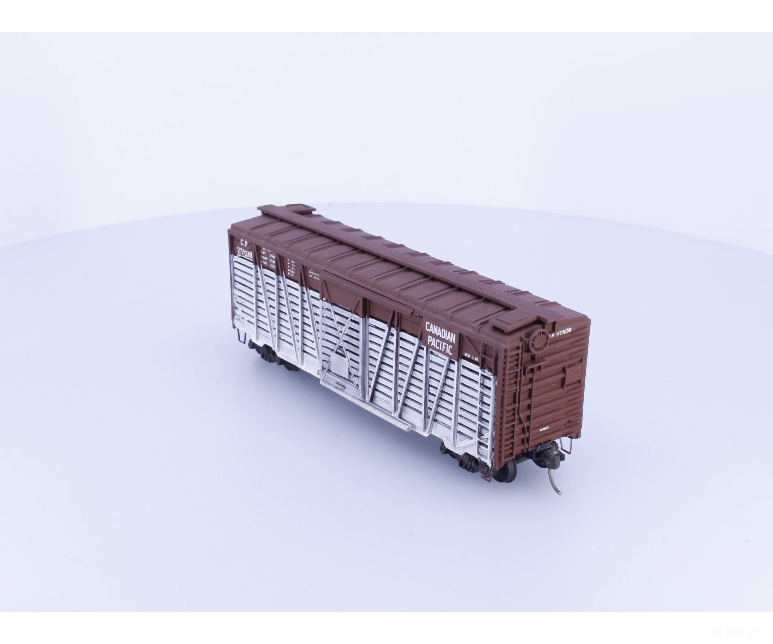 Athearn 5011 HO 40’ Stock Car Canadian Pacific (CP) 277038 - Freight Cars