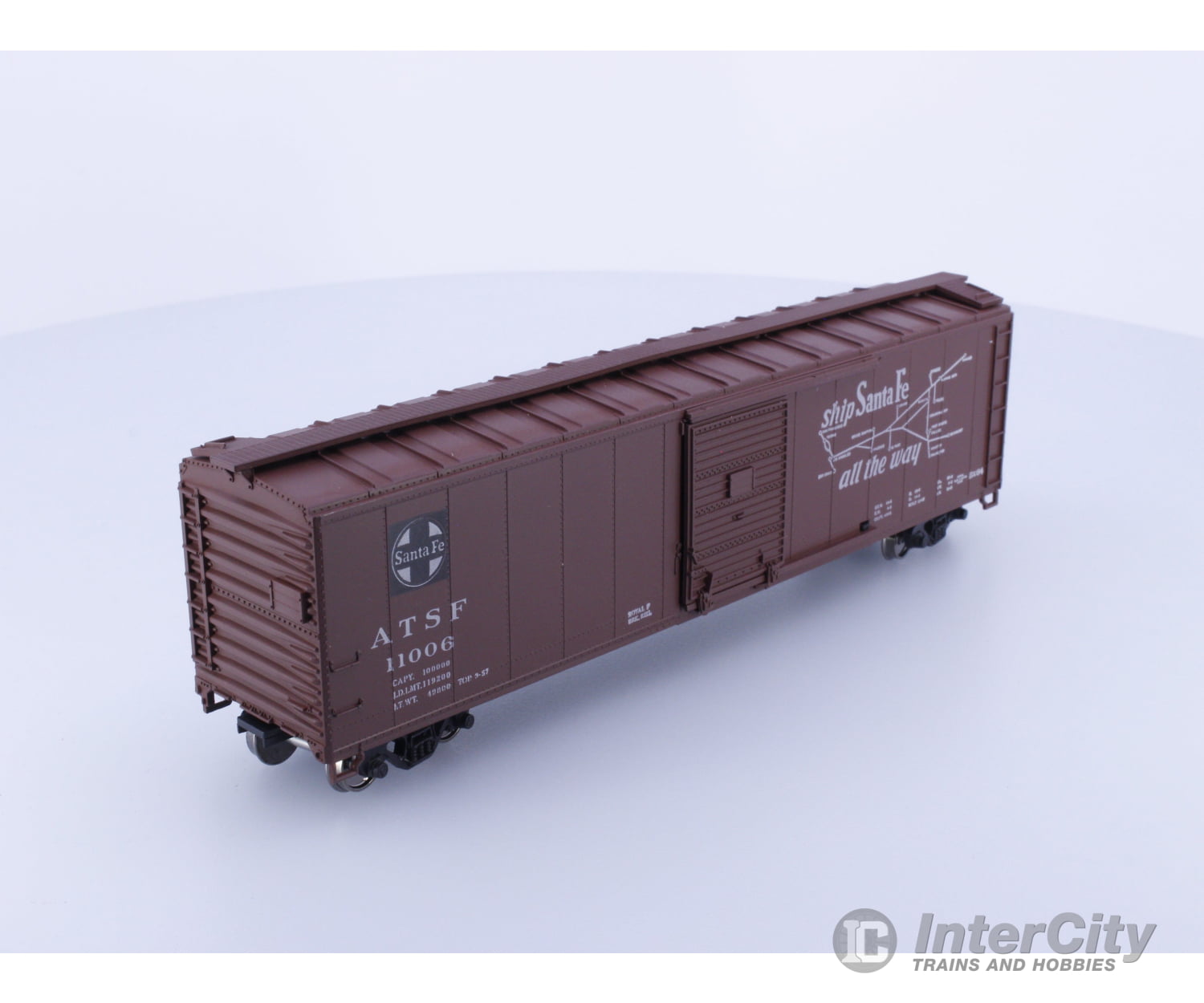 Athearn 5051 HO 50’ Single Door Box Car Atchison Topeka and Santa Fe (ATSF) 11006 Freight Cars