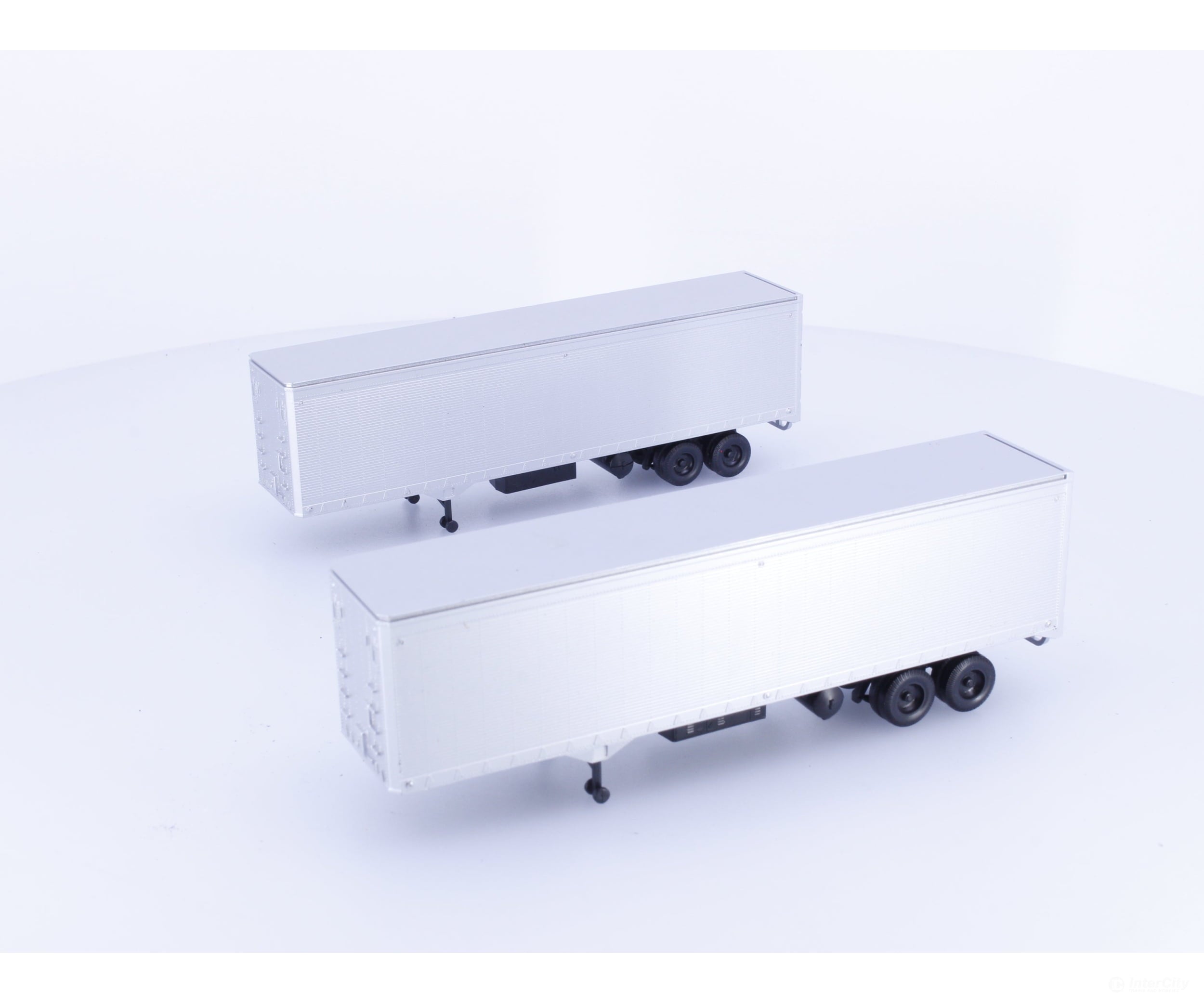 Athearn 5151 HO 40’ Piggy Back Trailers Box of 2 Undecorated - Vehicles