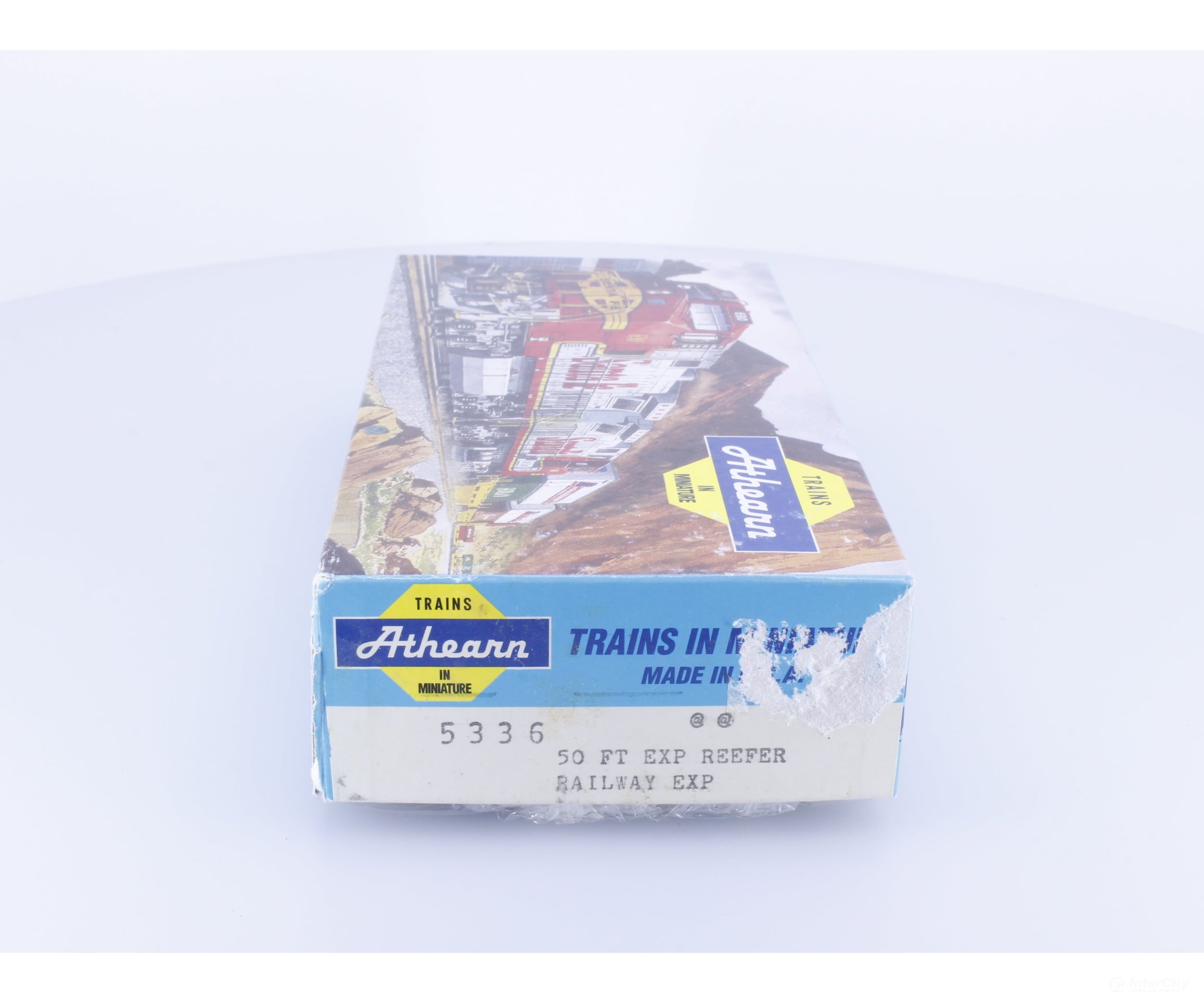Athearn 5336 HO 50’ Express Reefer Kit Railway Express Agency (REX) 1268 Freight Cars