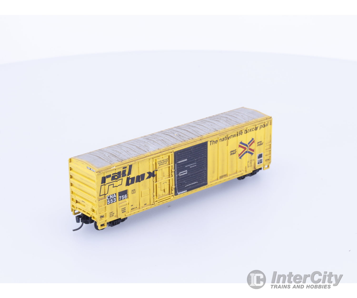 Athearn 553756 N 50’ Combination Door Boxcar Ex-CNA Railbox (RBOX) 553756 Freight Cars