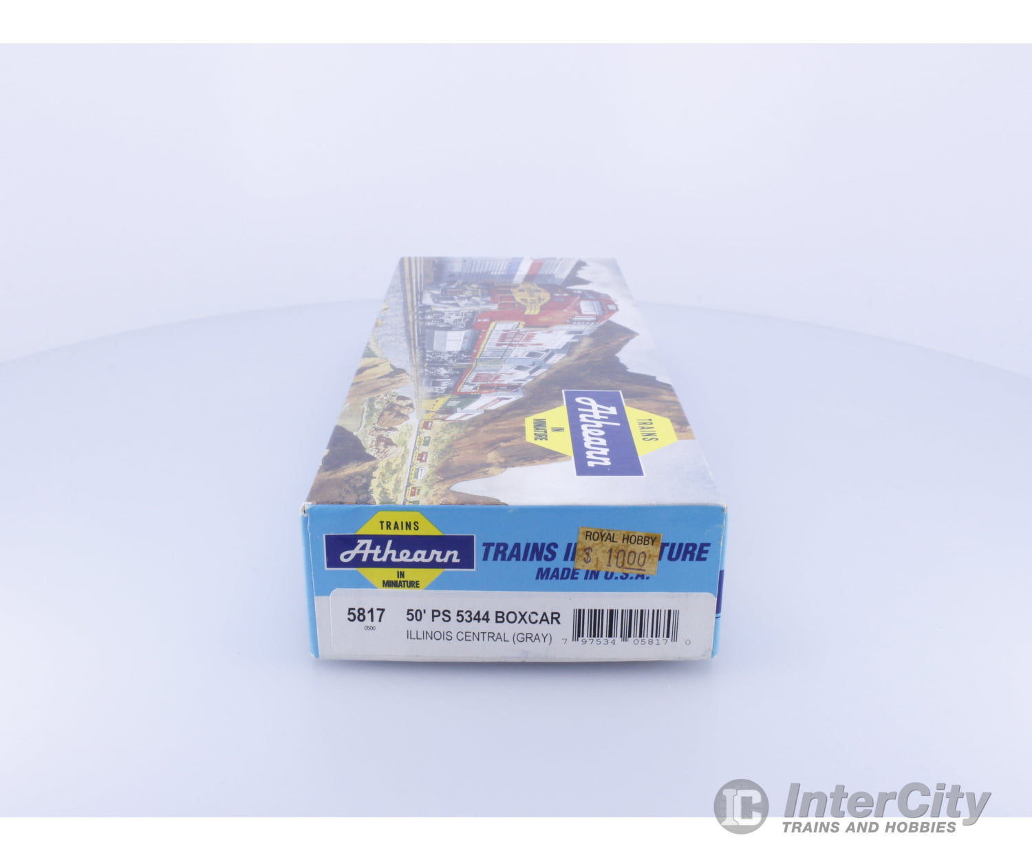 Athearn 5817 HO 50’ PS 5344 Boxcar Kit Illinois Central (IC) 532193 Freight Cars