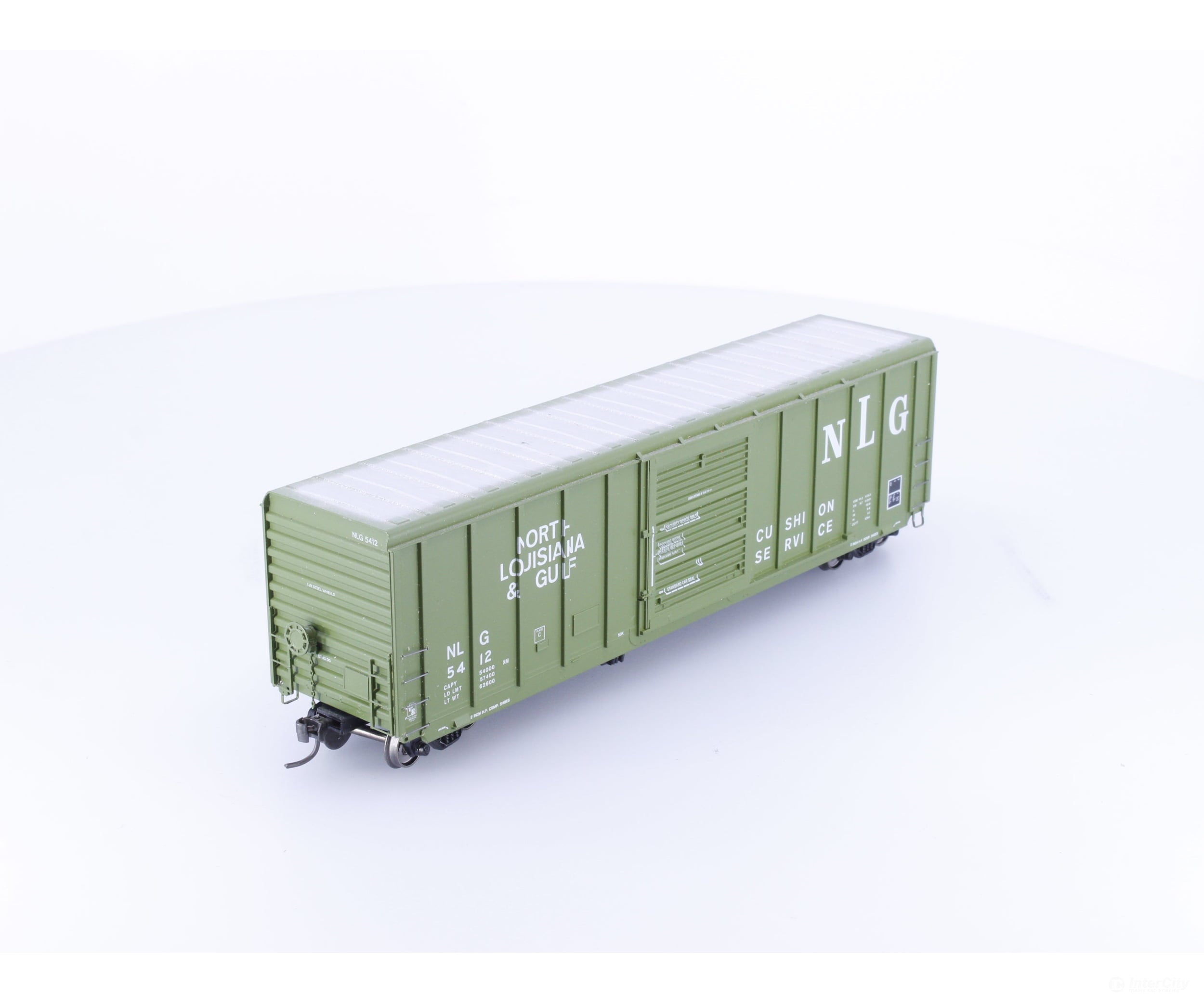 Athearn 5831 HO 50’ PS 5344 Single Door Boxcar North Louisiana and Gulf (NLG) 5412 - Freight Cars