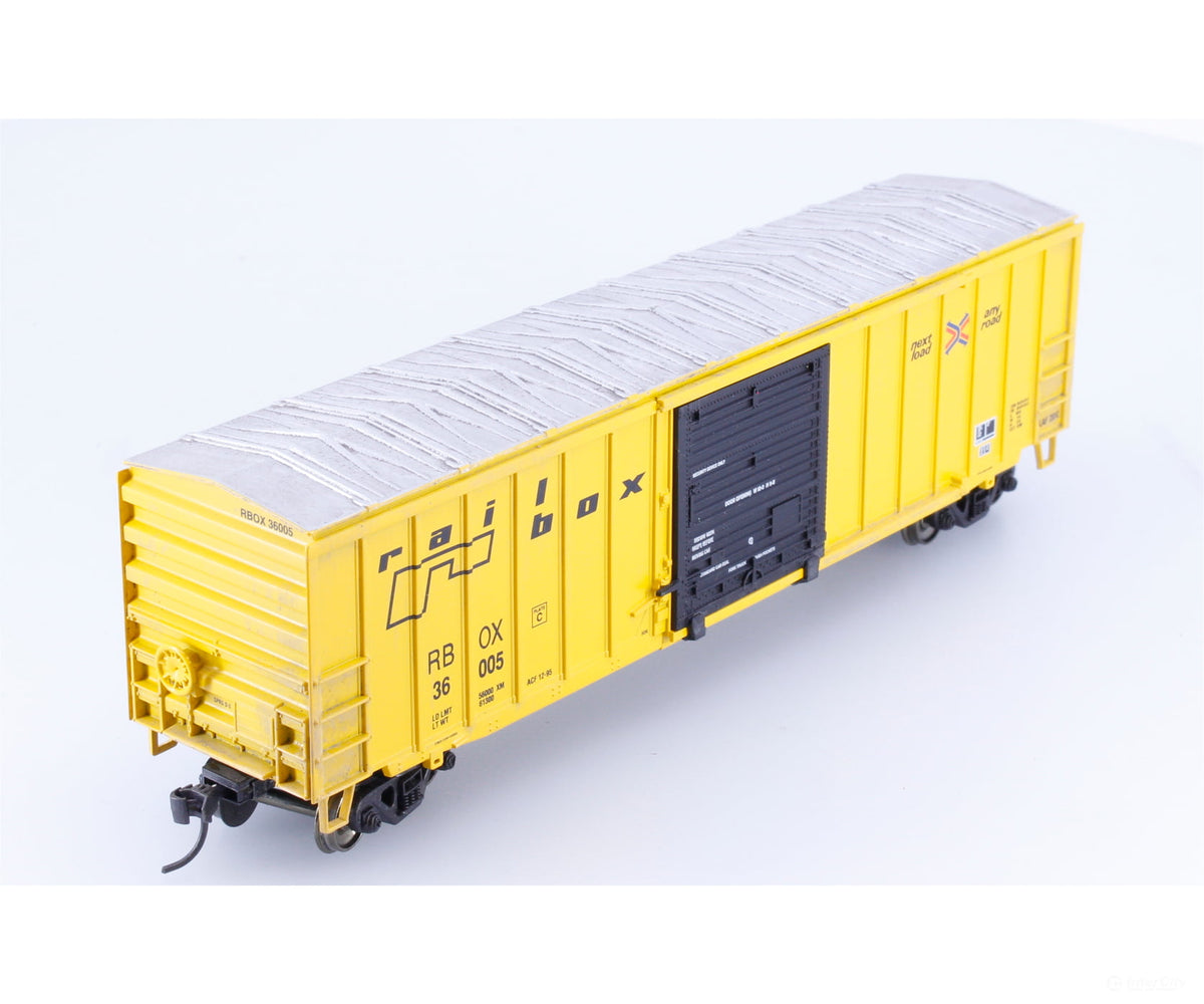 Athearn 7050 HO 50’ Single Door Box Car Railbox (RBOX) 36005 - Freight Cars