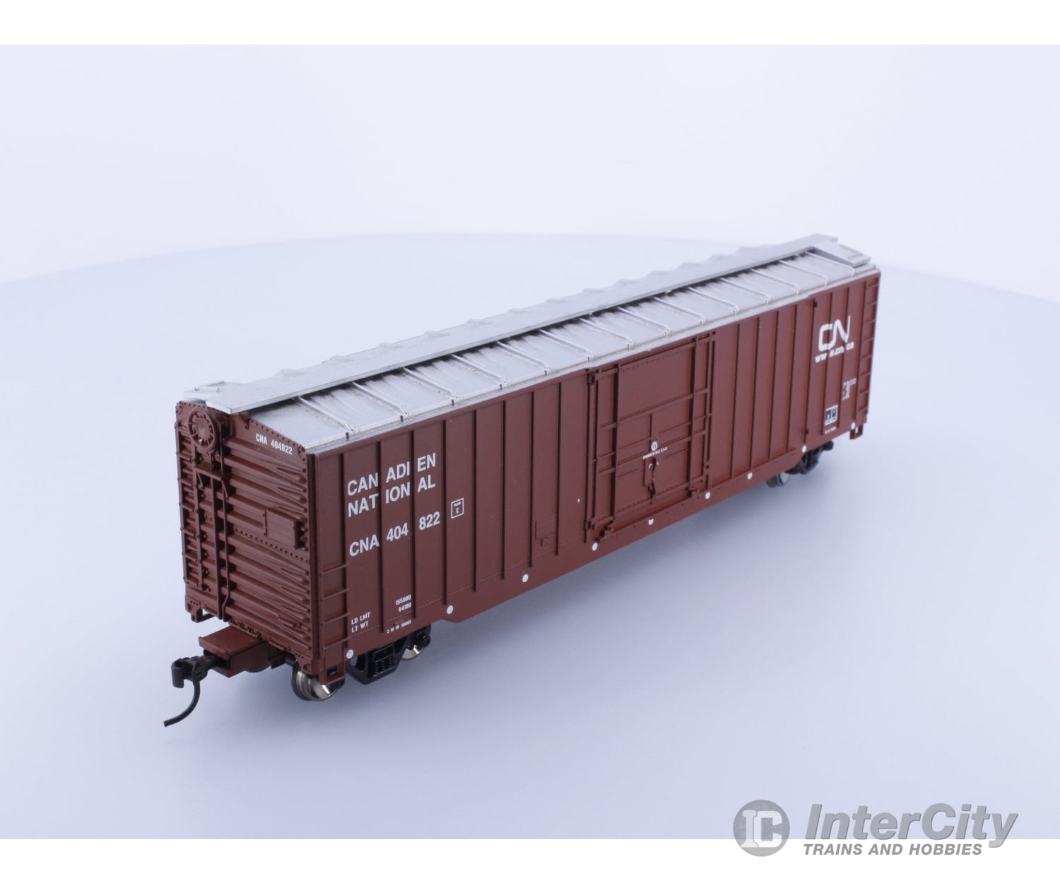 Athearn 70753 HO 50’ PLUG & SLIDING DOOR BOX CAR Canadian National (CN) 404822 Freight Cars