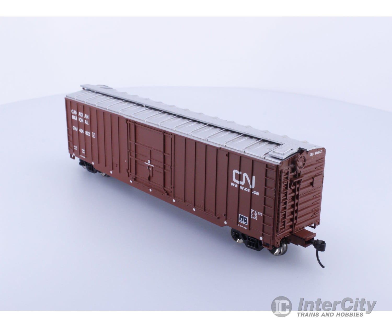 Athearn 70753 HO 50’ PLUG & SLIDING DOOR BOX CAR Canadian National (CN) 404822 Freight Cars