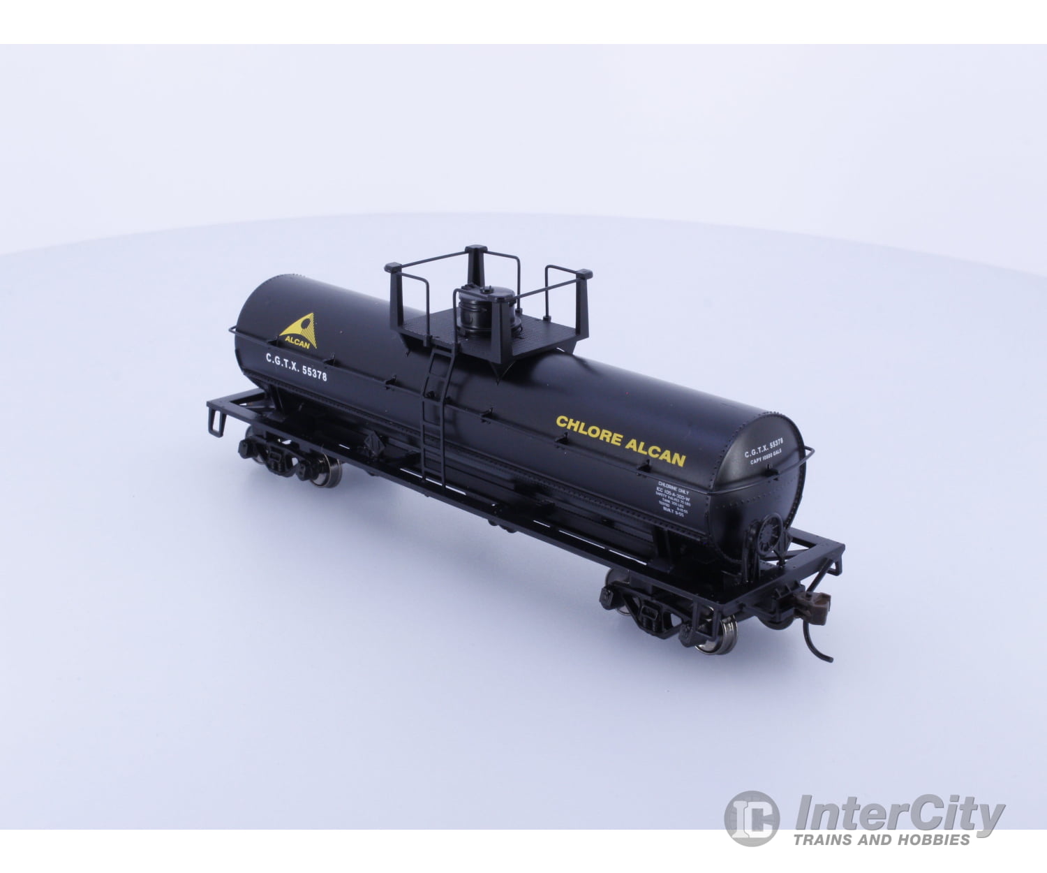 Athearn 7287 HO Chemical Tank Car Canadian General Transit (CGLX/CGTX) 55378 Freight Cars
