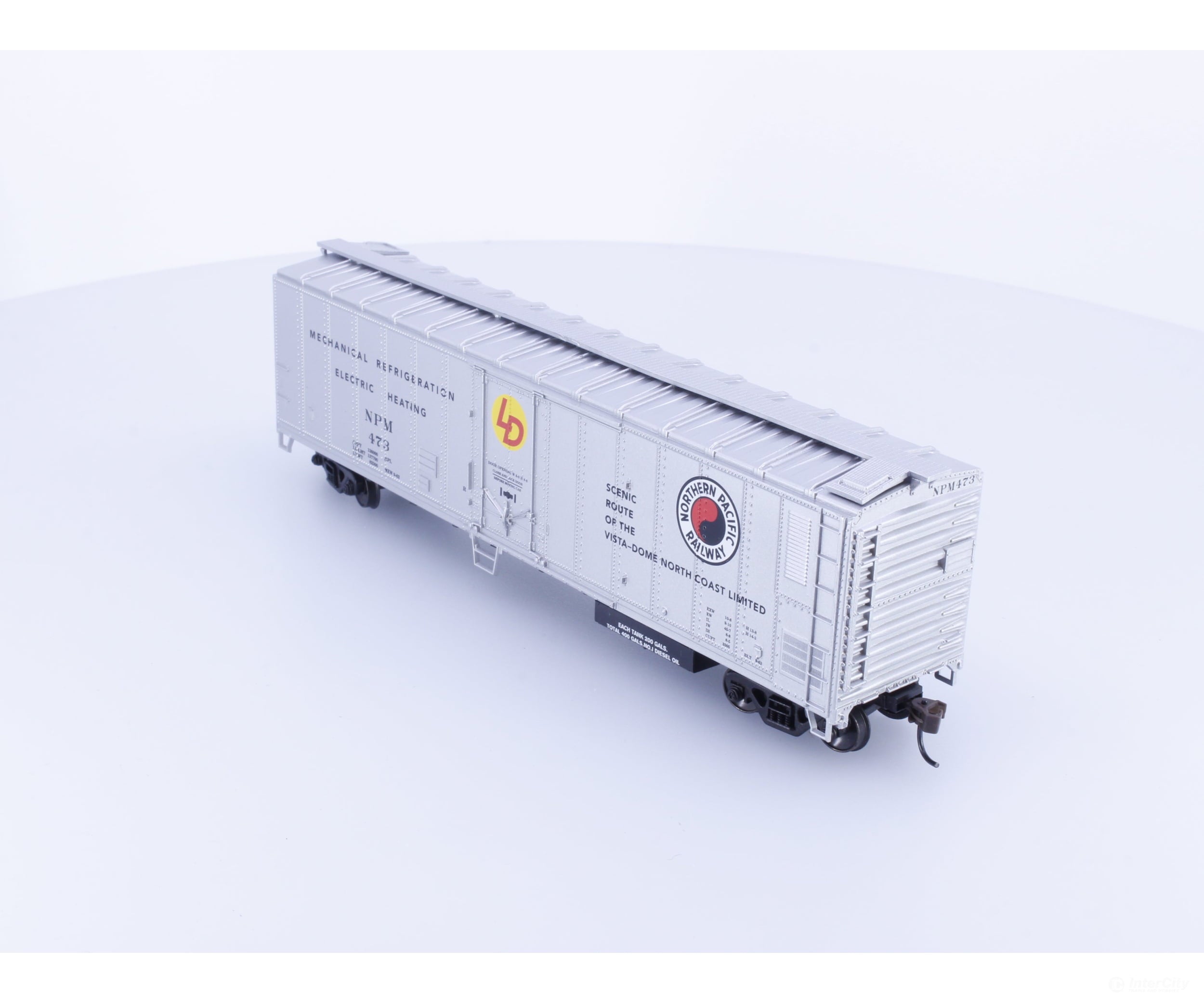 Athearn 7551 HO 50’ Smooth Side Reefer Northern Pacific (NP) 473 Freight Cars