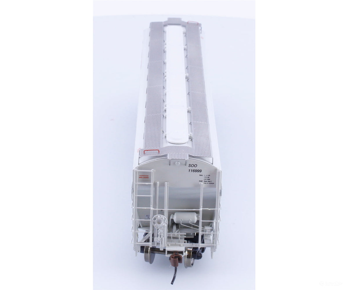 Athearn 89429 HO 3 Bay Covered Hopper Car (SOO) Canadian Pacific (CP) 116999 - Freight Cars