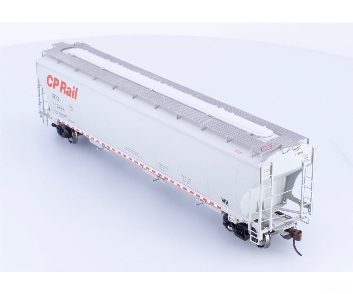 Athearn 89429 HO 3 Bay Covered Hopper Car (SOO) Canadian Pacific (CP) 116999 - Freight Cars