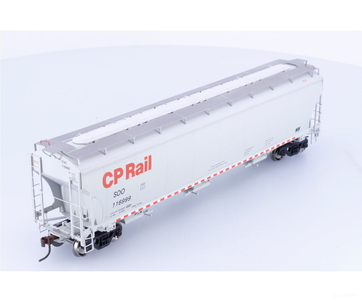 Athearn 89429 HO 3 Bay Covered Hopper Car (SOO) Canadian Pacific (CP) 116999 - Freight Cars