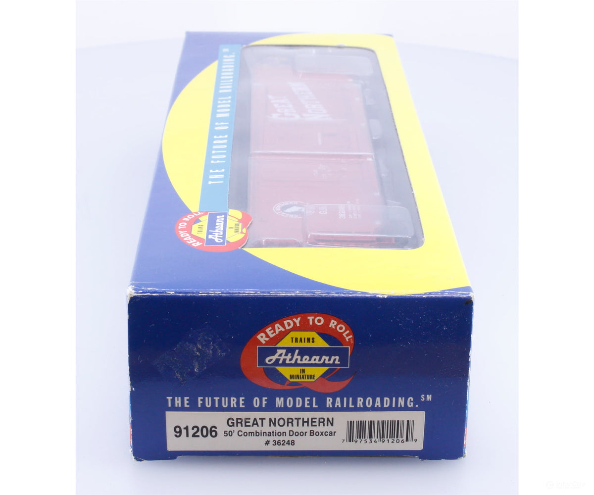 Athearn 91206 HO 50’ Combination Door Box Car Great Northern (GN) 36248 - Freight Cars