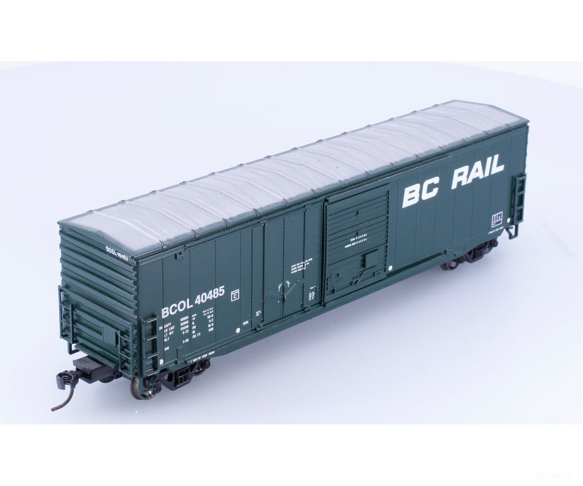 Athearn 91228 HO 50’ Combo Box Car BC Rail (BCOL) 40485 - Freight Cars