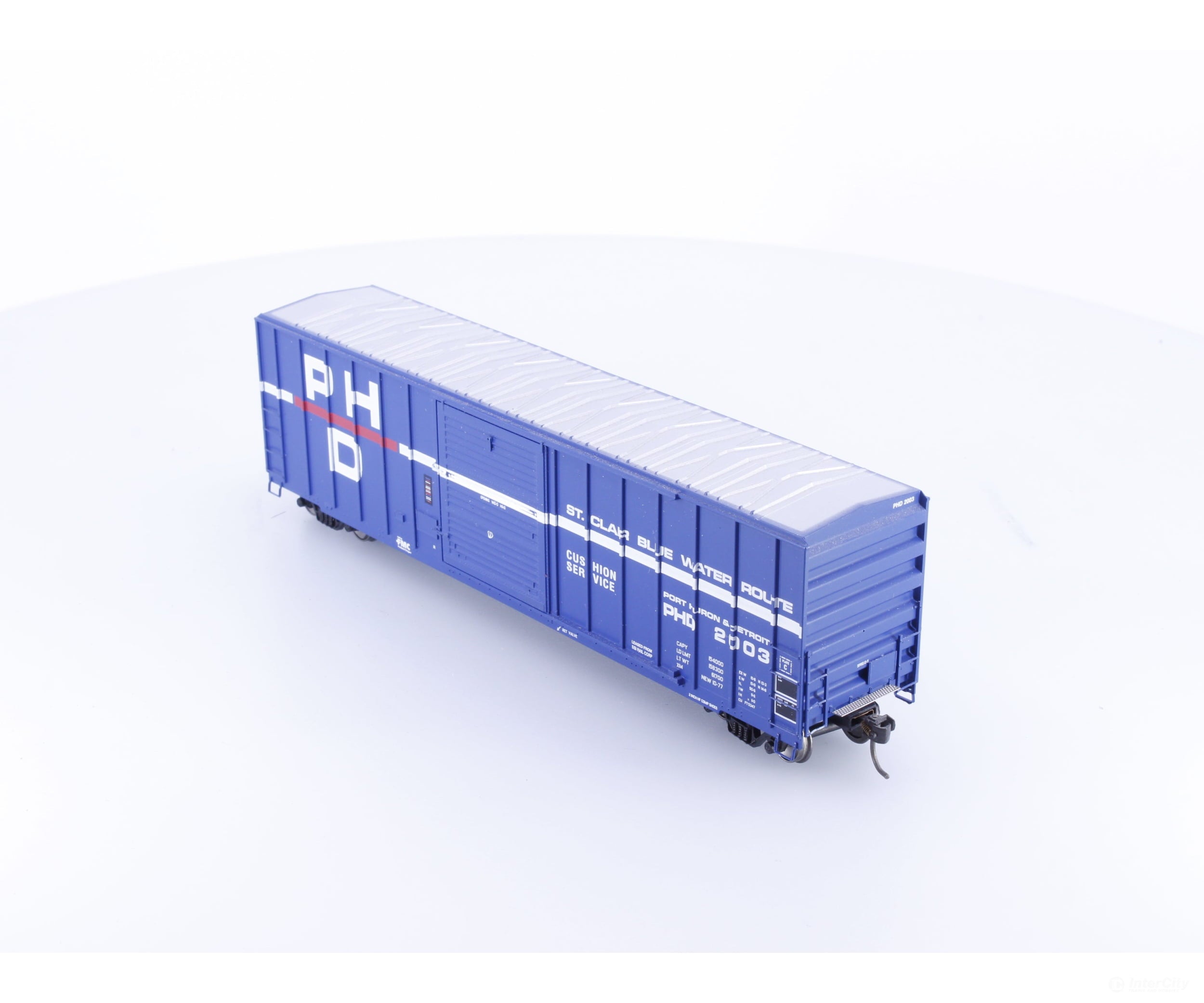 Athearn 91403 HO 50’ FMC Single Door Boxcar Port Huron & Detroit (PHD) 2003 - Freight Cars