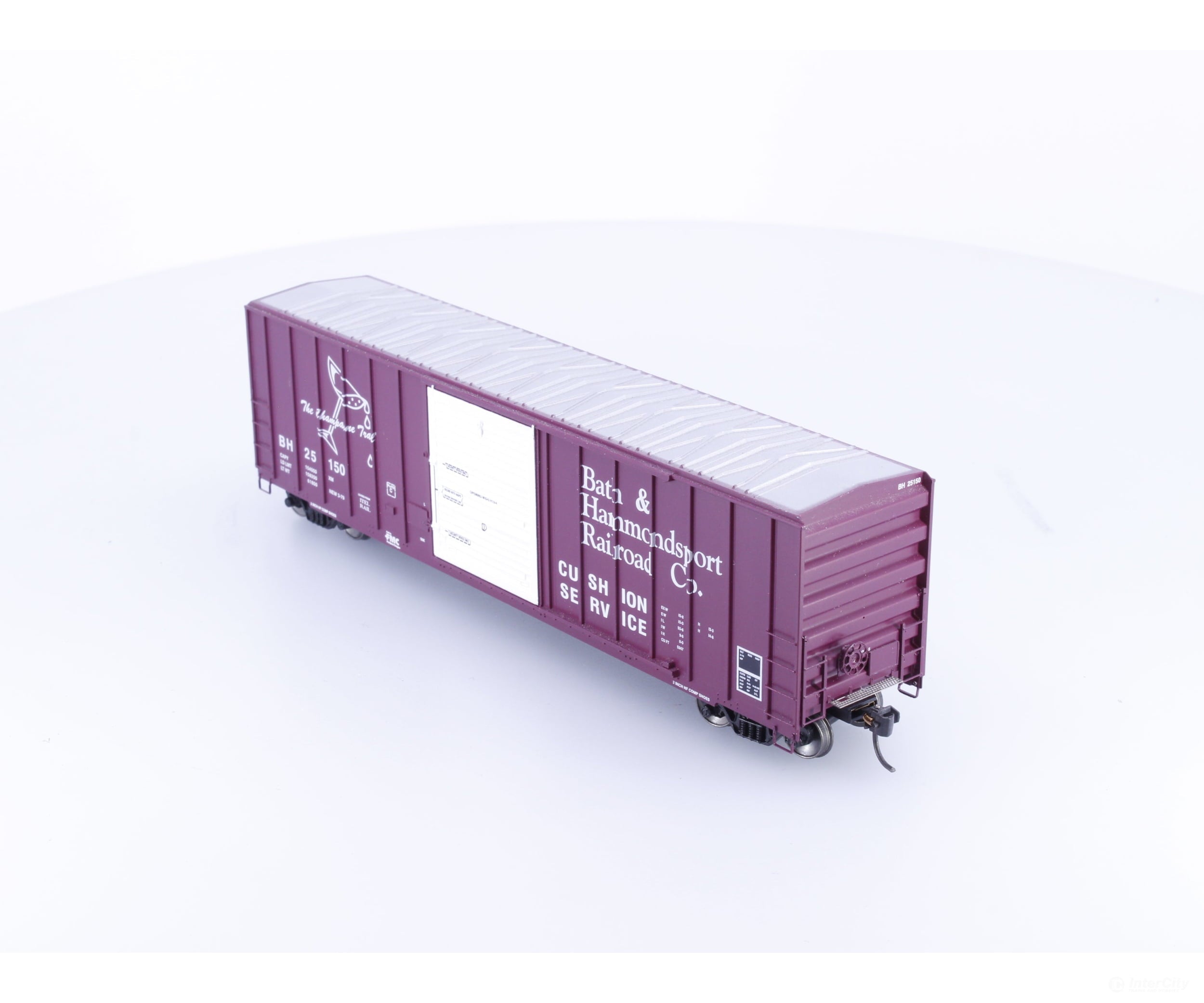 Athearn 91405 HO 50’ FMC Double Door Boxcar Bath & Hammondsport (BH) 25150 - Freight Cars