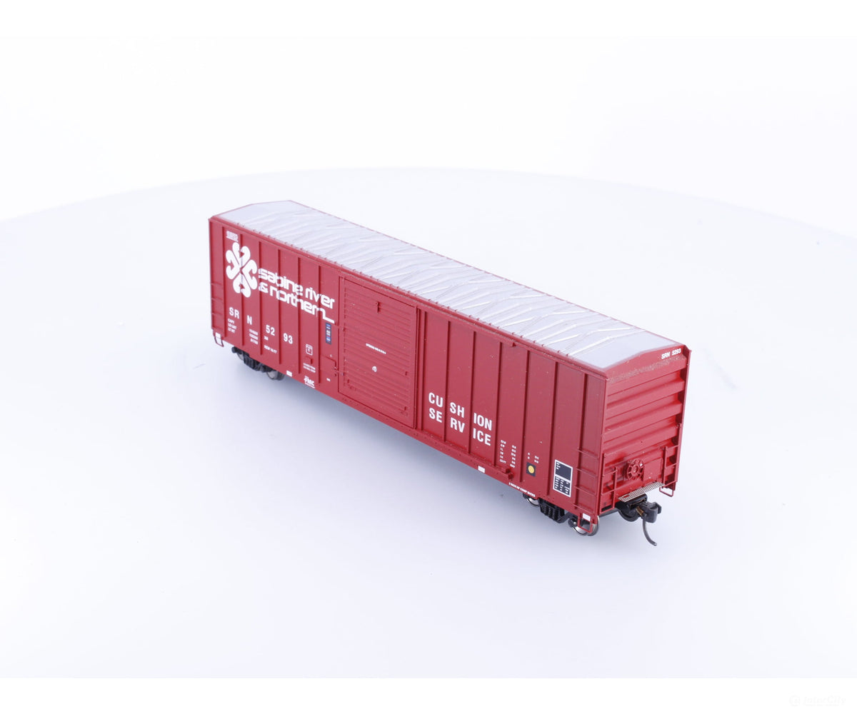 Athearn 91409 HO 50’ FMC Single Door Boxcar Sabine River & Northern (SRN) 5293 - Freight Cars
