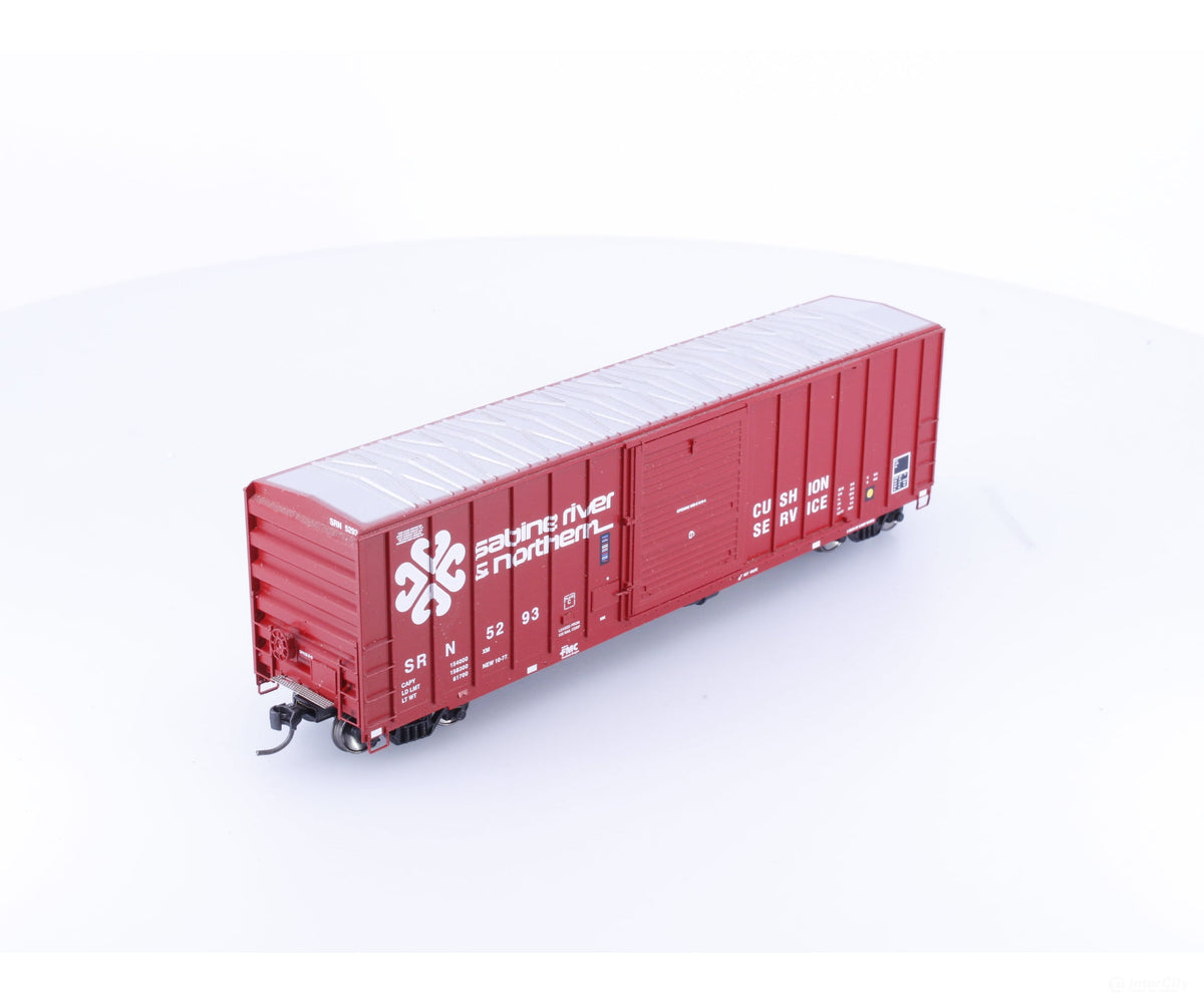 Athearn 91409 HO 50’ FMC Single Door Boxcar Sabine River & Northern (SRN) 5293 - Freight Cars