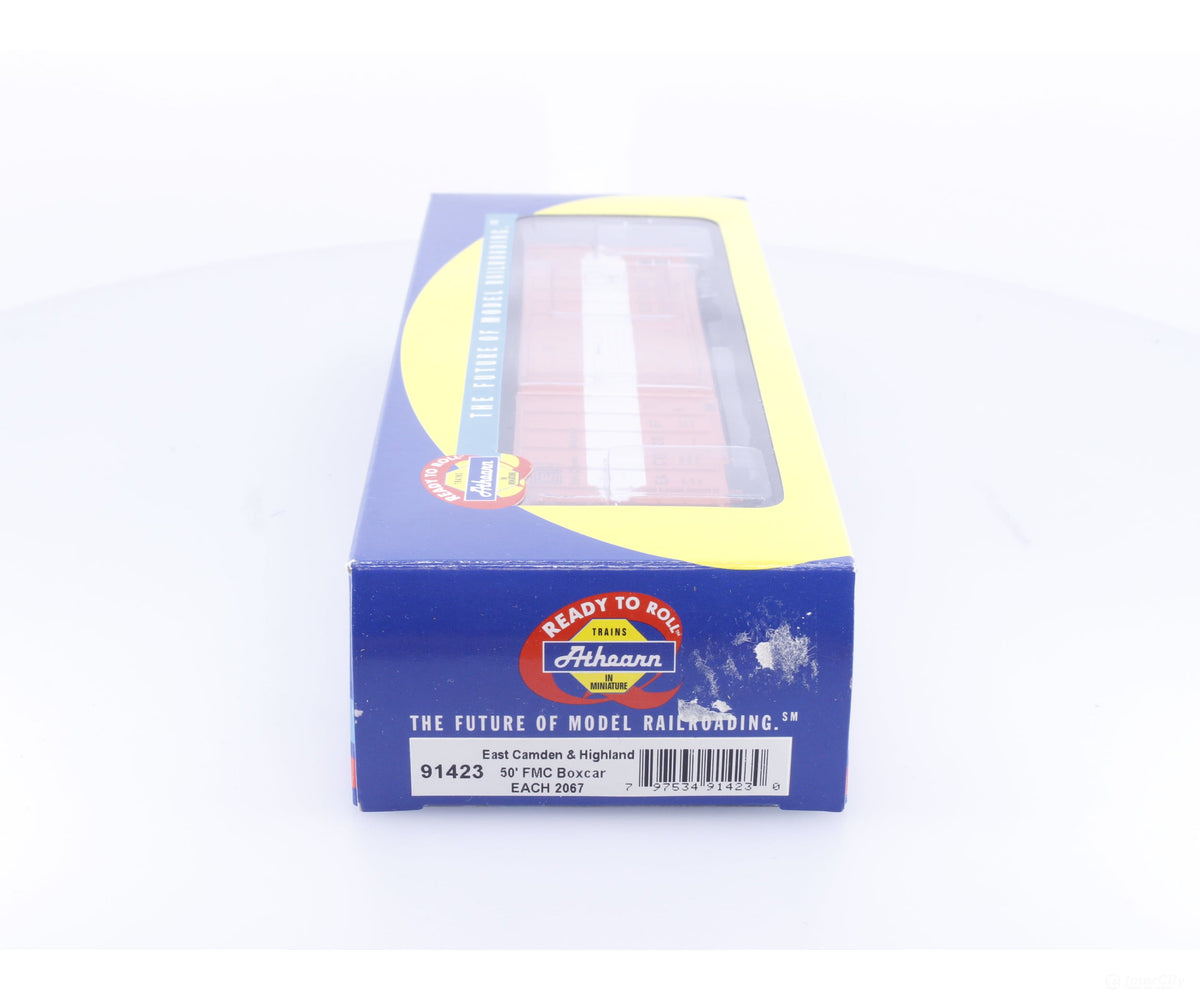 Athearn 91423 HO 50’ FMC Single Door Boxcar East Camden & Highland (EACH) 2067 - Freight Cars
