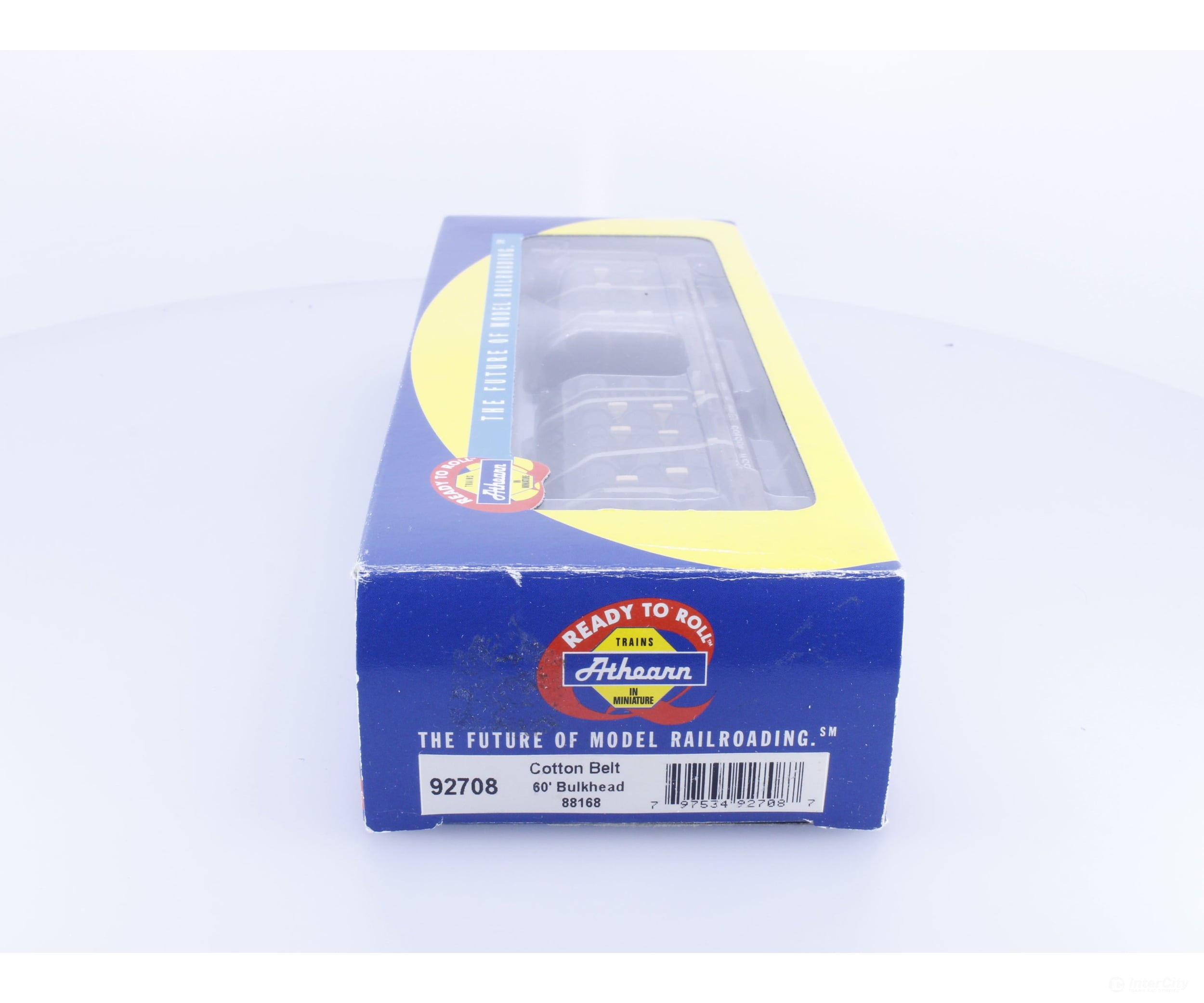 Athearn 92708 HO 60’ Bulkhead Flatcar with Pipe Load St Louis Southwestern (SLSW/SSW) 88168 - Freight Cars