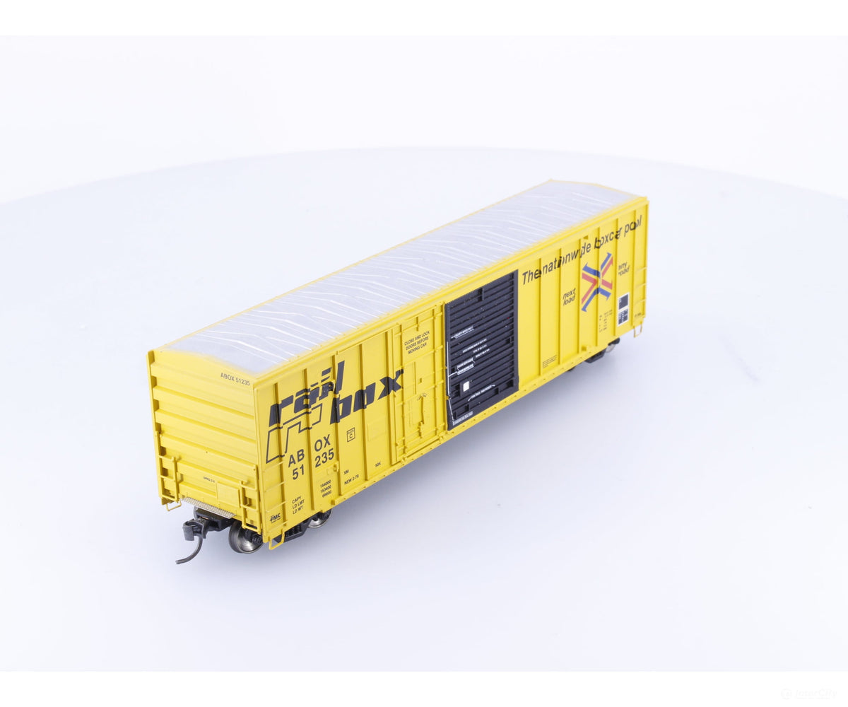 Athearn 92846 HO 50’ Combination Door Boxcar (ABOX) Railbox (RBOX) 51235 - Freight Cars