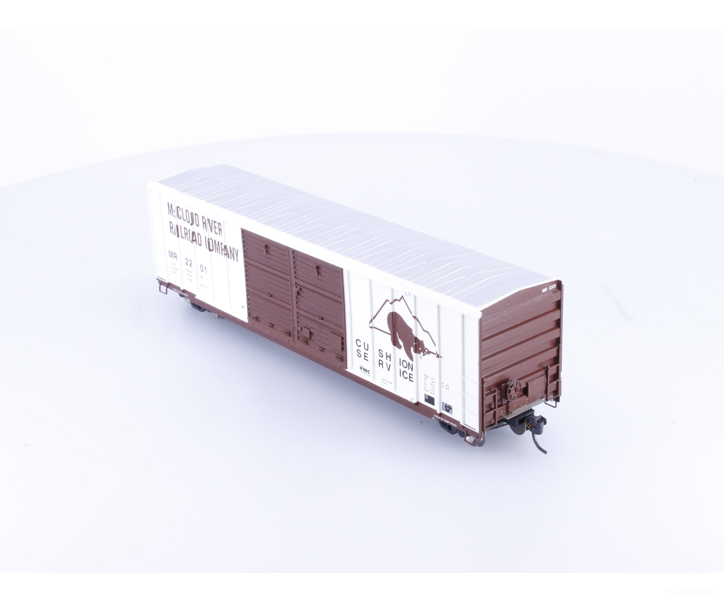 Athearn 92856 HO 50’ FMC Double Door Boxcar McCloud River (MR) 2201 - Freight Cars