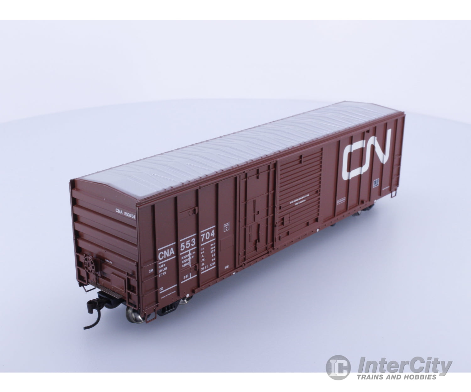 Athearn 92864 HO 50’ FMC Exterior Post Combo Door Box Car Canadian National (CN) 553704 Freight Cars