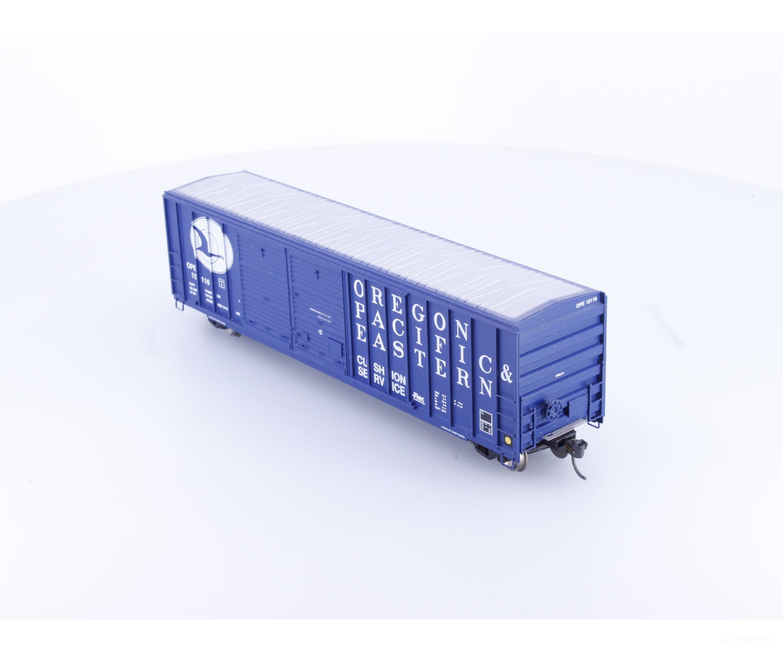 Athearn 92923 HO 50’ FMC Offset Double Door Boxcar Oregon Pacific & Eastern (OPE) 15116 - Freight Cars