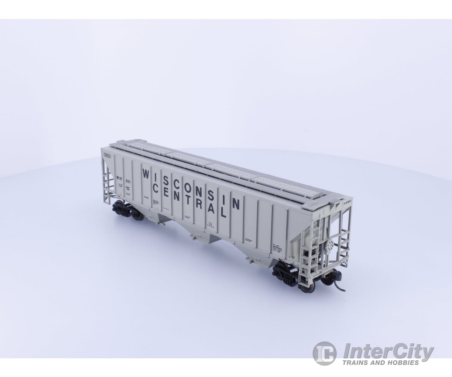 Athearn 932-9011 HO 54’ Covered Hopper Wisconsin Central (WC) 97821 Freight Cars