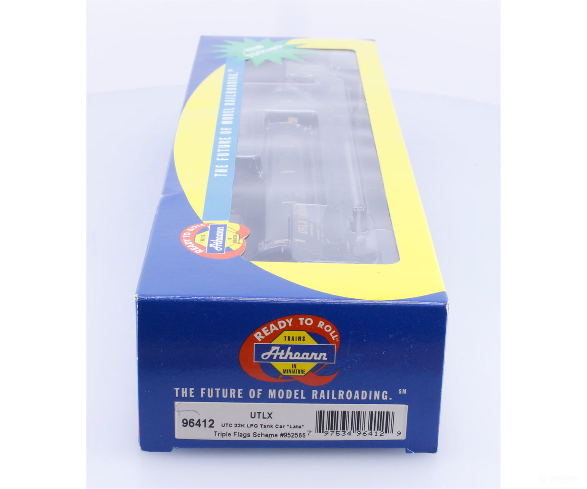 Athearn 96412 HO UTC 33K LPG Tank Car Triple Flags Union Tank Car (UTLX) 952566 - Freight Cars