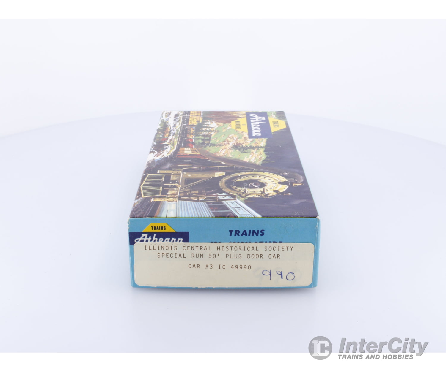 Athearn 990 HO ILLINOIS Central Gulf 50ft PD Boxcar Illinois Central (IC) 49990 Freight Cars