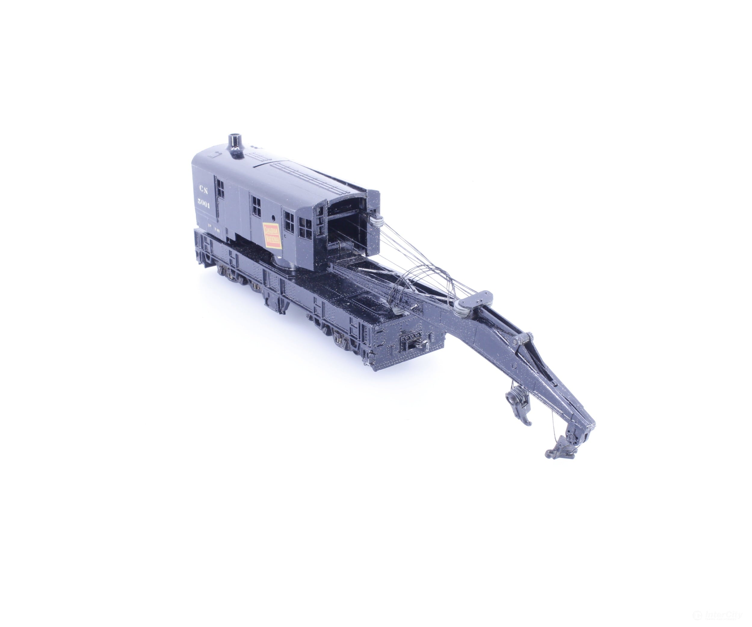 Athearn A200TWC HO Brass 200 Ton MOW Wrecking Crane Canadian National (CN) 5001 - Freight Cars