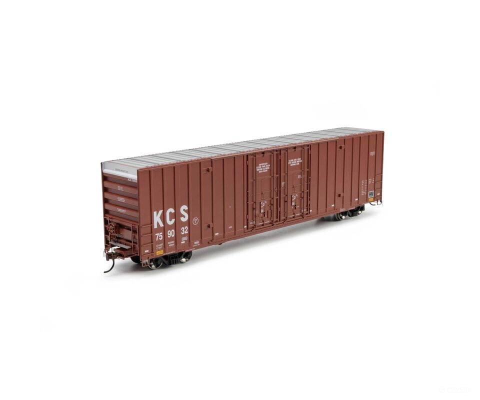 Athearn ATH-2279 HO ATH 60’ Gunderson High Cube Double Door Box Car KCS #759032 - Freight Cars