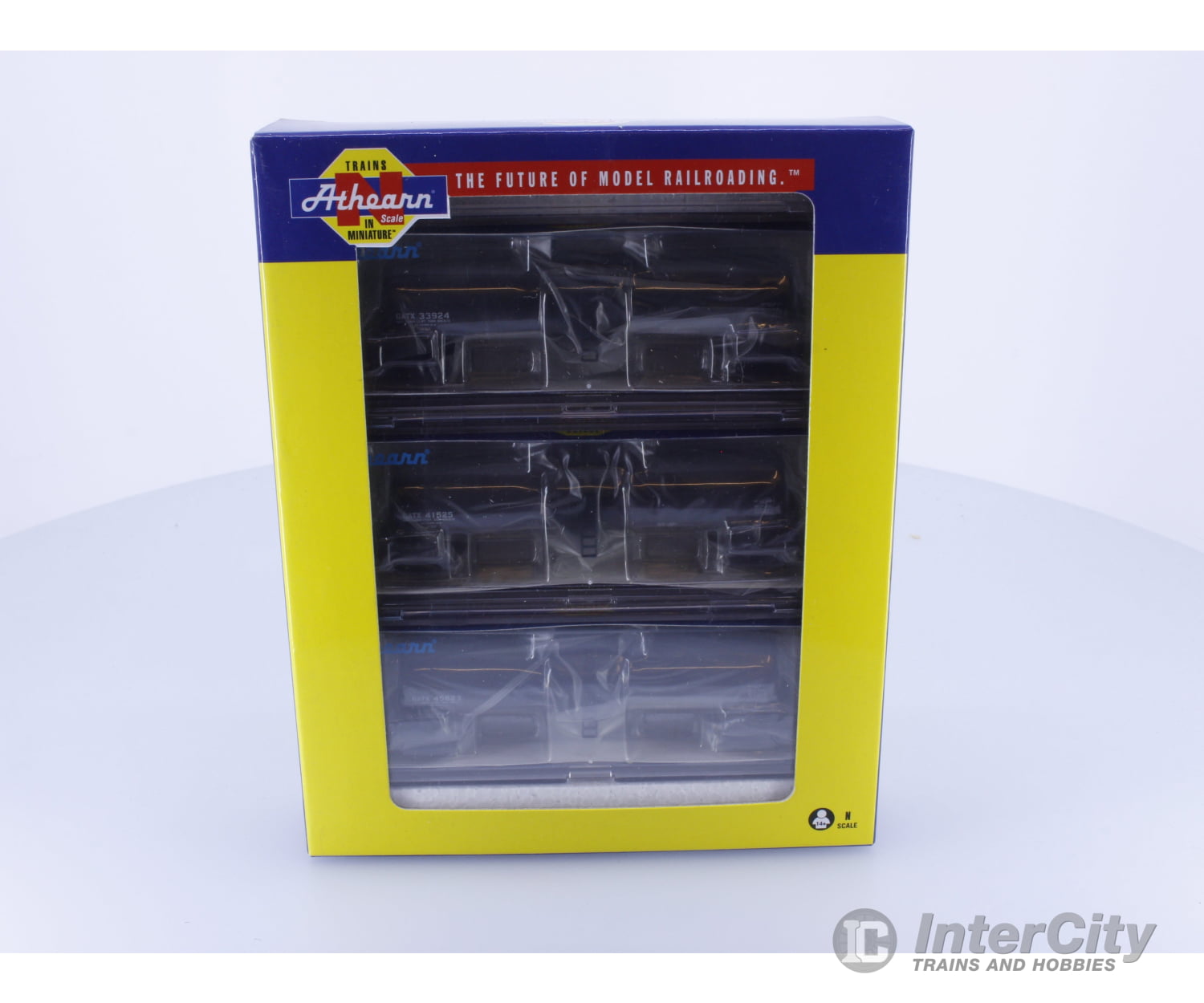 Athearn ATH13706 N 50’ RTC 20K GS Tank Car 3 Pack GATX Corporation (GATX) 33924 41525 45823 Freight Cars