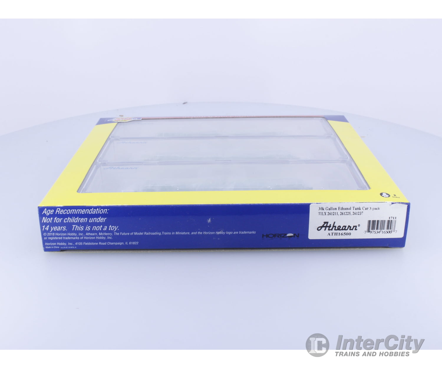 Athearn ATH16500 N 30k Gallon Ethanol Tank Car 3 Pack TILX 261211 261225 261237 Freight Cars
