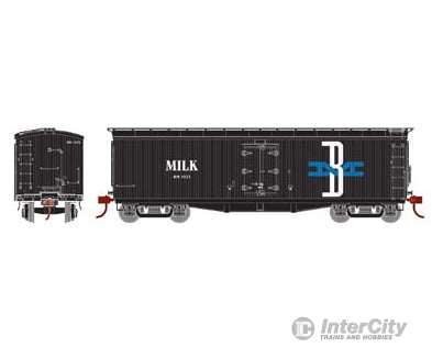 Athearn Ath23593 N 40 Pfaudler Milk Car Boston & Maine 1921 Freight Cars