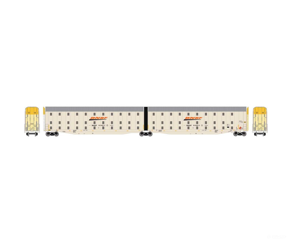 Athearn ATH24751 N Auto-Max Carrier BNSF / Wedge #314311 Freight Cars