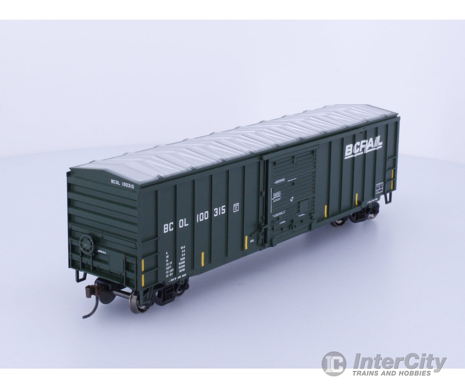 Athearn ATH29347 HO 50’ ACF Boxcar BC Rail (BCOL) 100315 Freight Cars