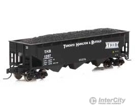 Athearn Ath5118 N 3 Bay Hopper 40 3-Bay Offset W/Load Th&B 1207 Freight Cars
