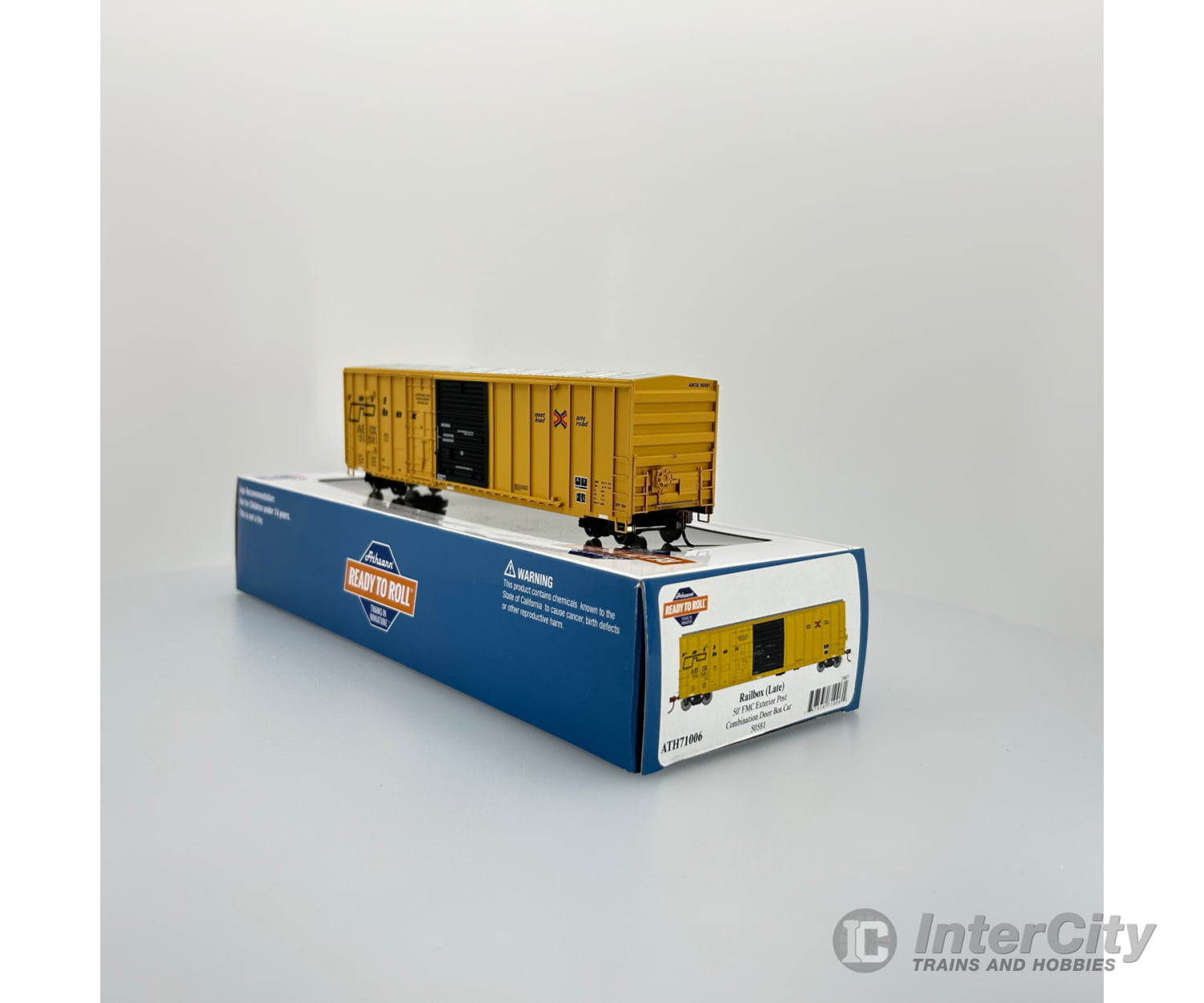 Athearn Ath71006 Ho 50 Fmc Ex-Post Combo Box Rbox/Late Abox 50581 Freight Cars