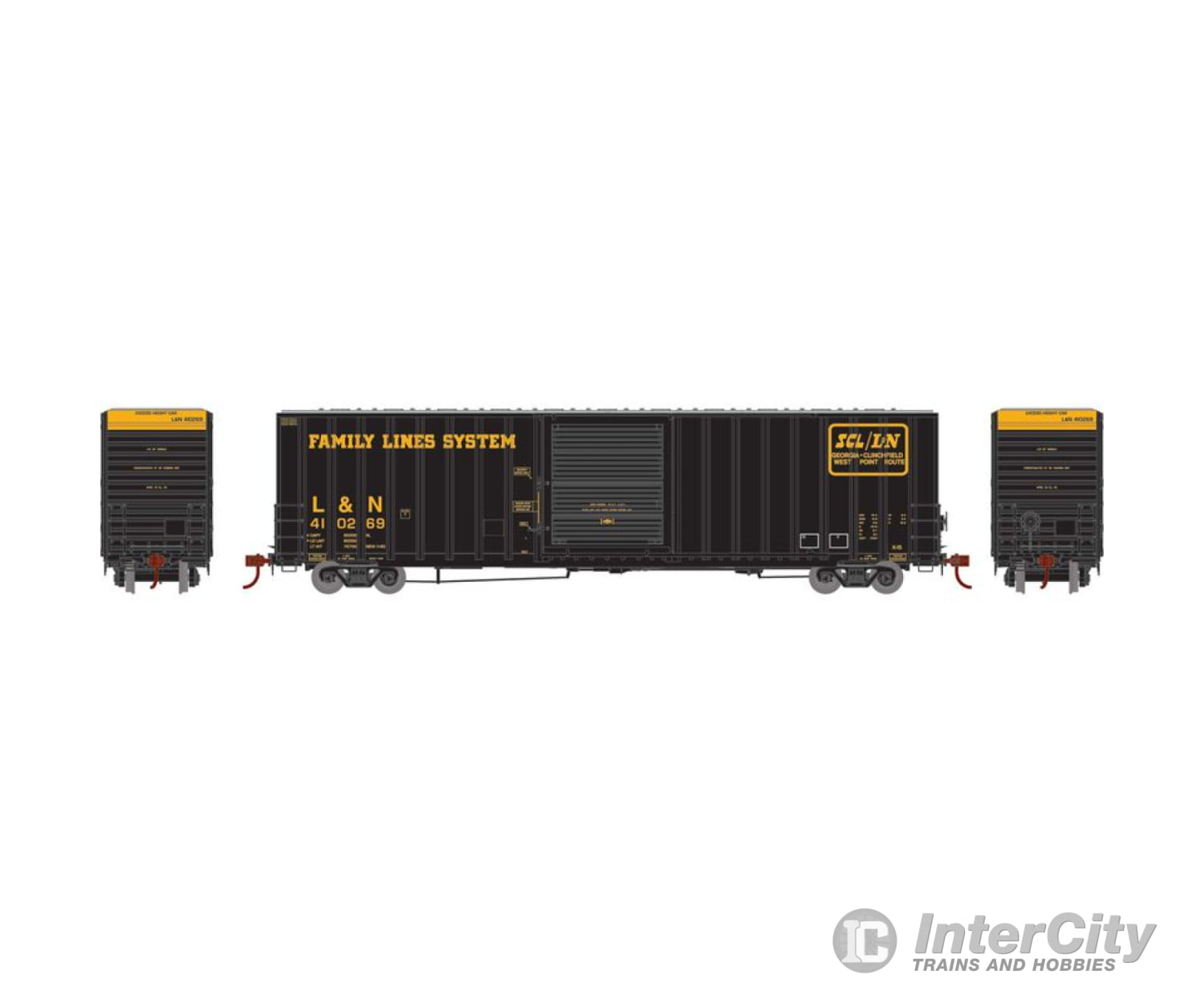 Athearn ATH72839 HO 60’ ICC Hi-Cube Box L&N #410269 Freight Cars