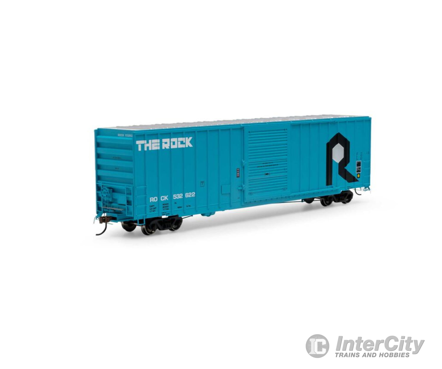 Athearn ATH72848 HO 60’ ICC Hi-Cube Box ROCK #532622 Freight Cars