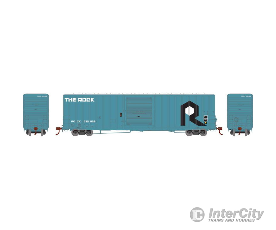 Athearn ATH72848 HO 60’ ICC Hi-Cube Box ROCK #532622 Freight Cars