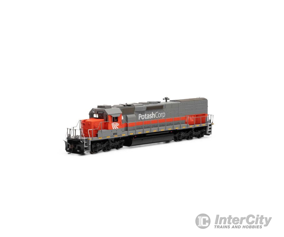 Athearn ATH73155 HO SD40T-2 Locomotive with DCC & Sound Potash/WRIX #35021 Locomotives
