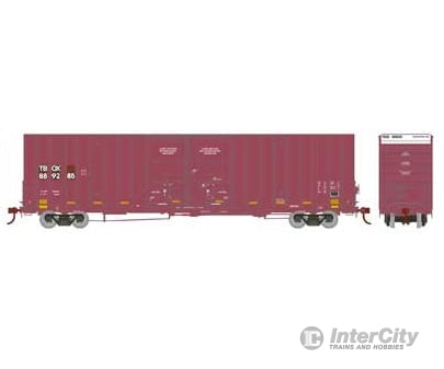 Athearn Ath75124 Ho 60 Foot Berwick Double Door Box Car Gunderson Dd Hc Tbox/Ttx/Patched #1 Grimed